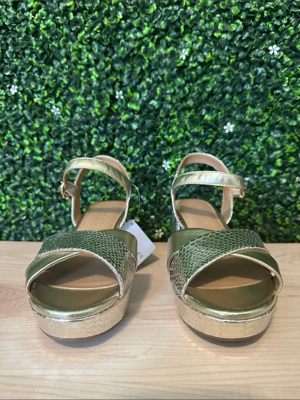 Aerosols Cosmos Platform Sandals #14 - Picture 3 of 7